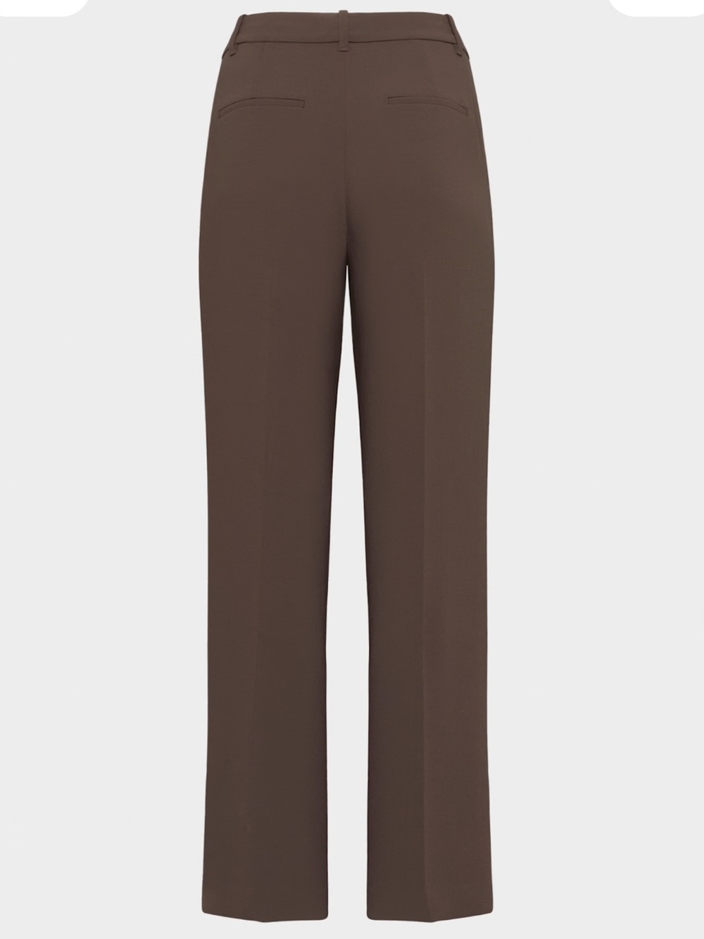Aritzia Hi Rise Effortless Pants, rich mocha brown - Picture 3 of 16